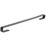 Towel Bar Stainless Steel Single Rod Towel Slippers Rack Holder for Toilet Bathroom Hotel - Close-Up Angle