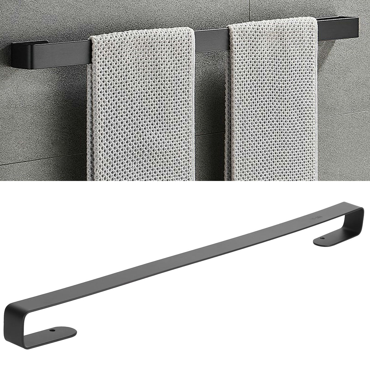 Towel Bar Stainless Steel Single Rod Towel Slippers Rack Holder for Toilet Bathroom Hotel