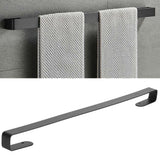 Towel Bar Stainless Steel Single Rod Towel Slippers Rack Holder for Toilet Bathroom Hotel
