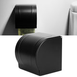 Tissue Holder Wall Mounted Space Aluminum Waterproof Tissue Box Paper Towel Shelf Holder