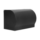 Wall Mounted Tissue Box Rectangular Aluminum Tissue Mobile Phone Holder for Bathroom - Rear View