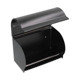 Wall Mounted Tissue Box Rectangular Aluminum Tissue Mobile Phone Holder for Bathroom - Low Angle