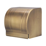 Paper Towel Dispenser Copper Antique Wall Mount Waterproof Paper Tissue Box Rack for Home Bathroom Toilet - Top-Down View