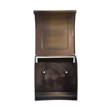 Paper Towel Dispenser Copper Antique Wall Mount Waterproof Paper Tissue Box Rack for Home Bathroom Toilet - Extra Image