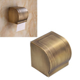 Paper Towel Dispenser Copper Antique Wall Mount Waterproof Paper Tissue Box Rack for Home Bathroom Toilet - Extra Image