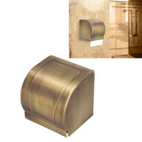 Paper Towel Dispenser Copper Antique Wall Mount Waterproof Paper Tissue Box Rack for Home Bathroom Toilet - Extra Image