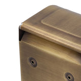 Paper Towel Dispenser Copper Antique Wall Mount Waterproof Paper Tissue Box Rack for Home Bathroom Toilet - Extra Image