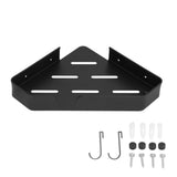 Shower Corner Shelf Aluminum Triangle Single Layer Storage Rack for Bathroom Hotel Toilet