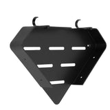 Shower Corner Shelf Aluminum Triangle Single Layer Storage Rack for Bathroom Hotel Toilet - Top-Down View