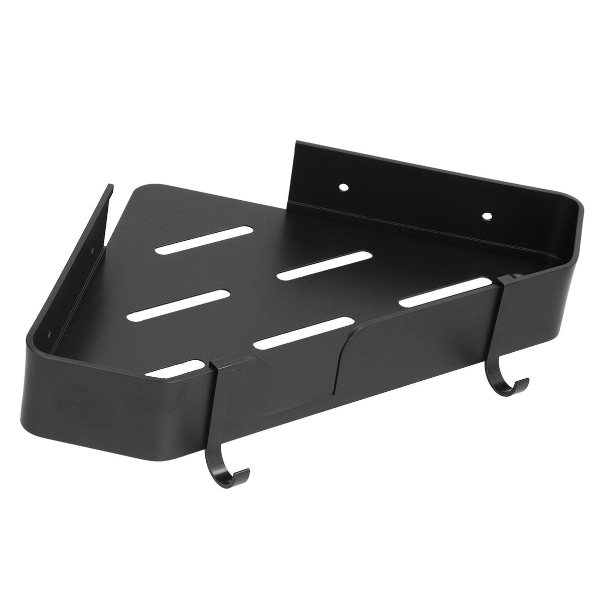 Shower Corner Shelf Aluminum Triangle Single Layer Storage Rack for Bathroom Hotel Toilet