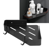 Shower Corner Shelf Aluminum Triangle Single Layer Storage Rack for Bathroom Hotel Toilet