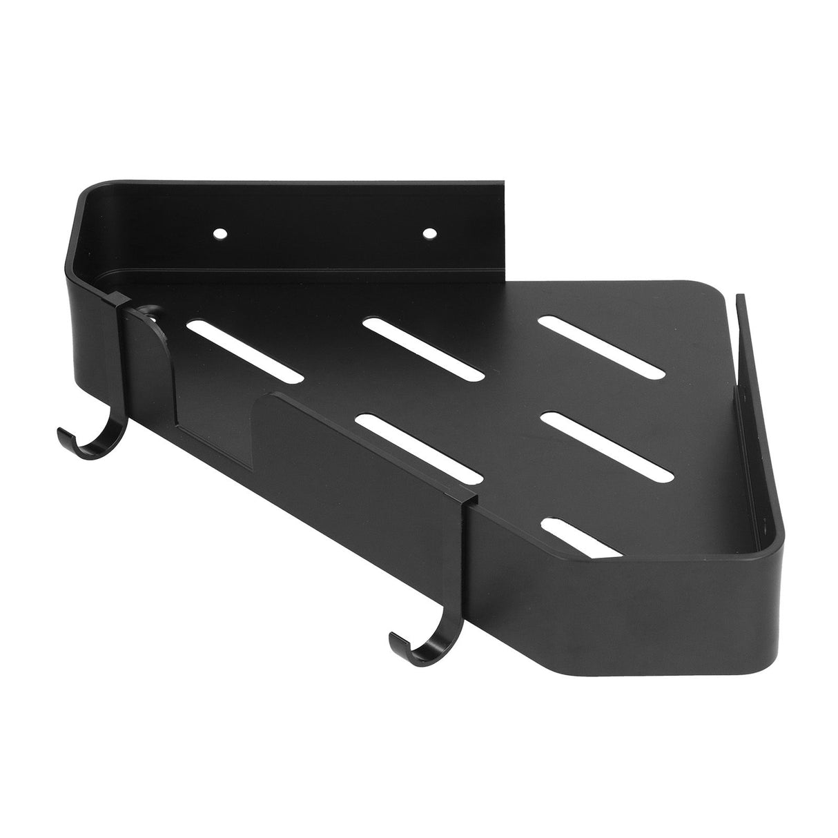 Shower Corner Shelf Aluminum Triangle Single Layer Storage Rack for Bathroom Hotel Toilet