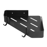 Shower Corner Shelf Aluminum Triangle Single Layer Storage Rack for Bathroom Hotel Toilet - Extra Image