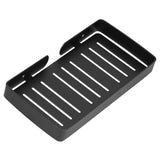 Stainless Steel Soap Holder Kitchen Sponge Tray Wall Mounted Shower Shelf Drain Storage Rack for Toilet Dorm Bathroom - Close-Up Angle