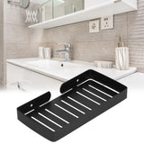 Stainless Steel Soap Holder Kitchen Sponge Tray Wall Mounted Shower Shelf Drain Storage Rack for Toilet Dorm Bathroom