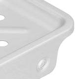 Soap Holder Aluminum Wall Mounted Kitchen Sponge Tray Shower Shelf Drain Storage Rack for Toilet Dorm Bathroom