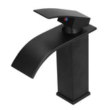 G1/2 Mixer Water Tap Basin Sink Faucet with Long Handle for Bathroom Hotel Homestay Black