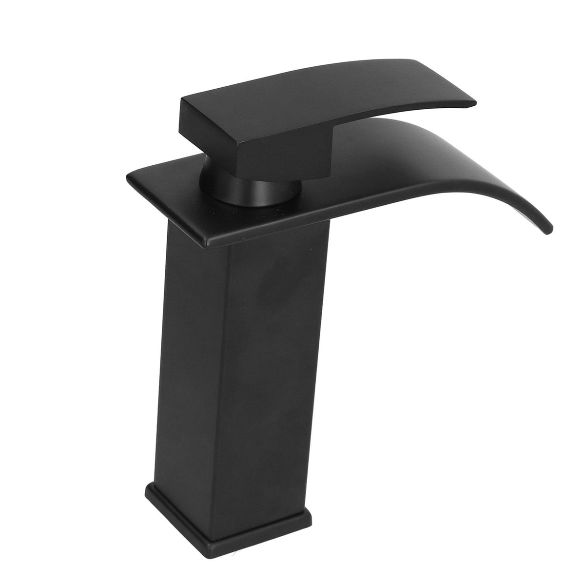 G1/2 Mixer Water Tap Basin Sink Faucet with Long Handle for Bathroom Hotel Homestay Black