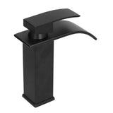 G1/2 Mixer Water Tap Basin Sink Faucet with Long Handle for Bathroom Hotel Homestay Black