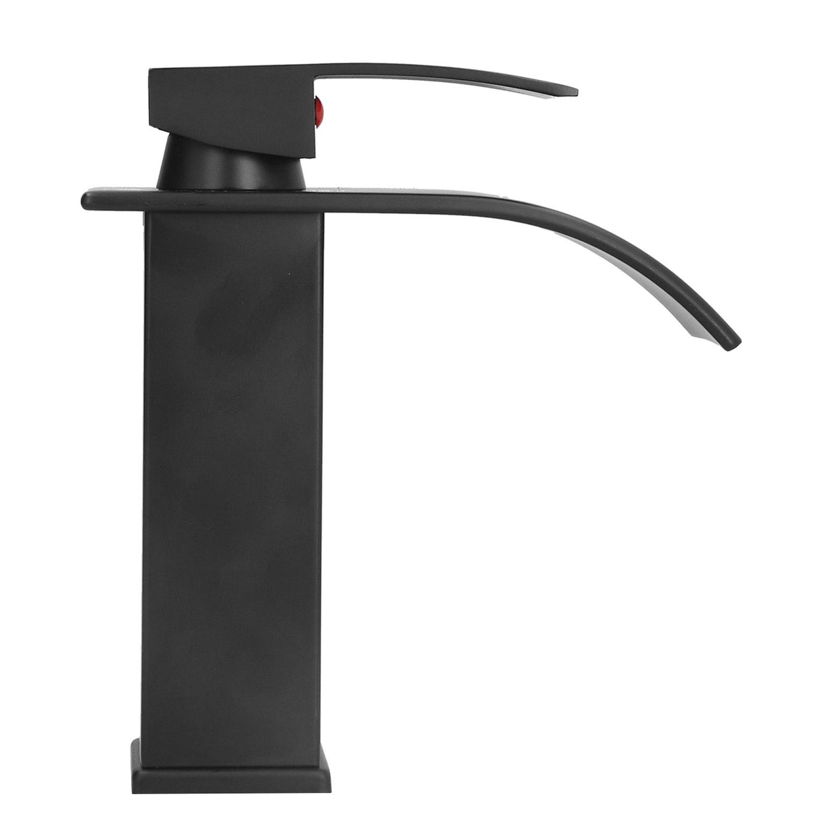 G1/2 Mixer Water Tap Basin Sink Faucet with Long Handle for Bathroom Hotel Homestay Black