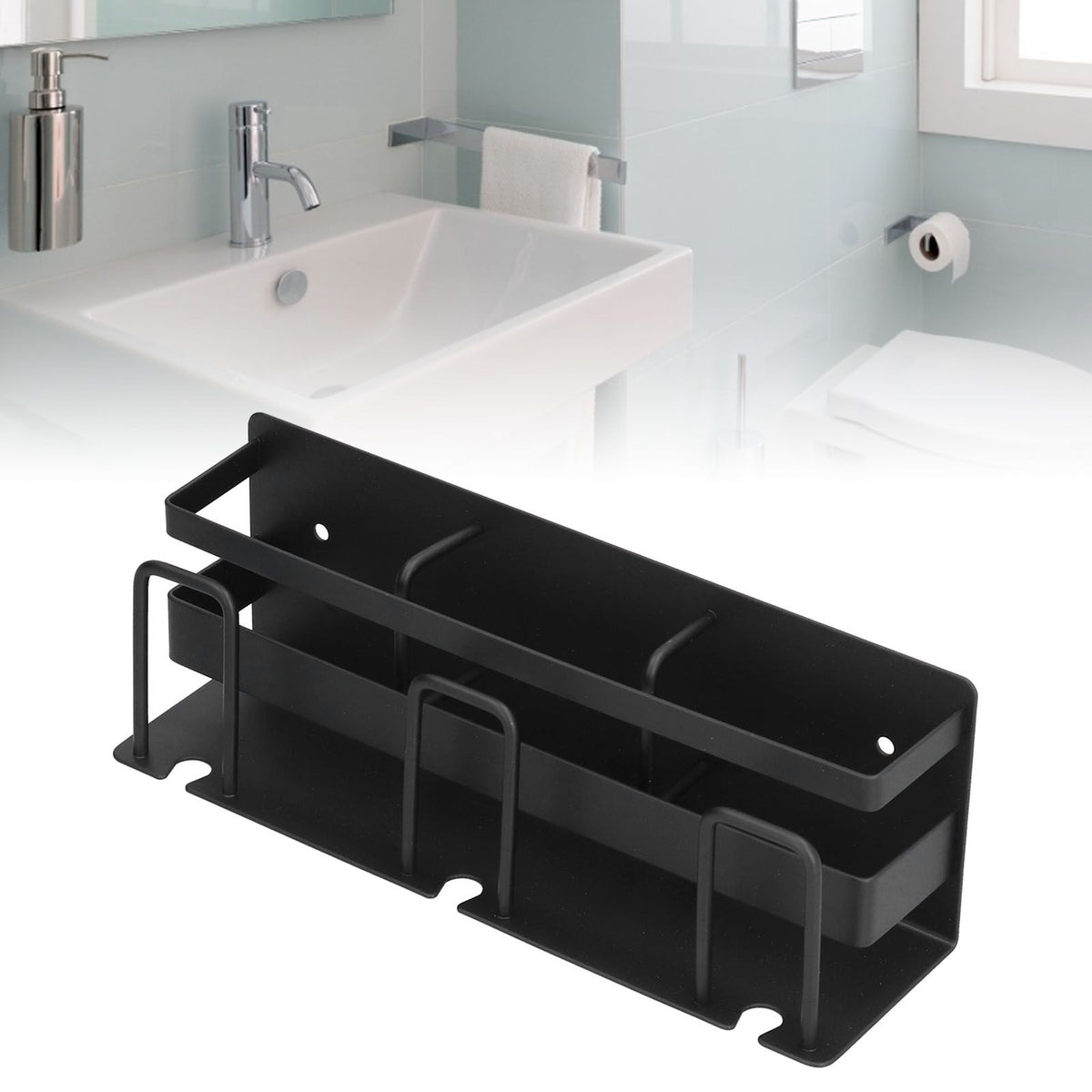 Automatic Toothpaste Dispenser Wall‑mounted Squeezer Creative Stainless Steel Bathroom Toothpaste Rack