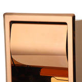 Embedded Style Toilet Paper Holder Stainless Steel Paper Towel Holder Toilet Tissue Rack for Hotel Bathroom Rose Gold