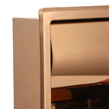 Embedded Style Toilet Paper Holder Stainless Steel Paper Towel Holder Toilet Tissue Rack for Hotel Bathroom Rose Gold