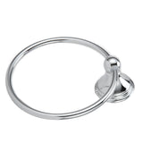 Towel Ring Stainless Steel Hand Towel Holder WallMounted Towel Rack Bathroom Hardware Rack(893 Chromeplate )