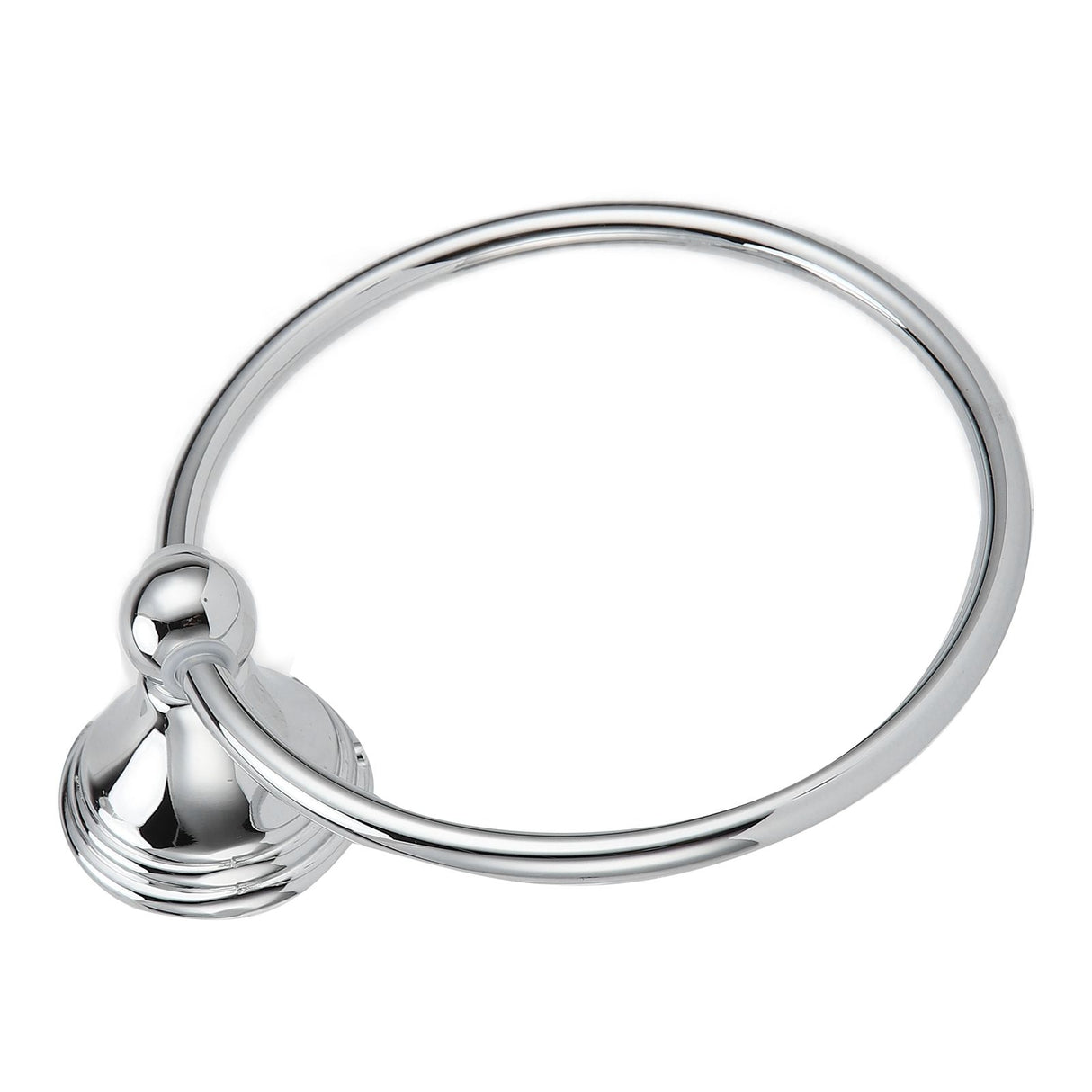 Towel Ring Stainless Steel Hand Towel Holder WallMounted Towel Rack Bathroom Hardware Rack(893 Chromeplate )