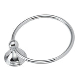 Towel Ring Stainless Steel Hand Towel Holder WallMounted Towel Rack Bathroom Hardware Rack(893 Chromeplate ) - 45-Degree Angle