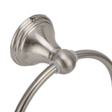 Towel Ring Stainless Steel Hand Towel Holder WallMounted Towel Rack Bathroom Hardware Rack(893 Brushed ) - Extra Image