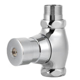 Urinal Flush Valve Brass Hand Pressing Delay Self Closing Bathroom Flushing Valve for Home Hotel Public Toilet