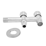 G1/2 Stainless Steel Faucet 1 Inlet 2 Outlet Washing Machine Water Tap for Home Bathroom Balcony
