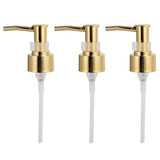 Perfume Bottle Pump Shampoo and Conditioner Bottle Nozzle for Soap Lotion Massage Oil BottleGolden