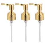Perfume Bottle Pump Shampoo and Conditioner Bottle Nozzle for Soap Lotion Massage Oil BottleGolden