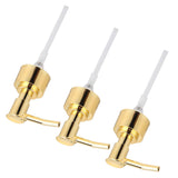 Perfume Bottle Pump Shampoo and Conditioner Bottle Nozzle for Soap Lotion Massage Oil BottleGolden - Close-Up Angle