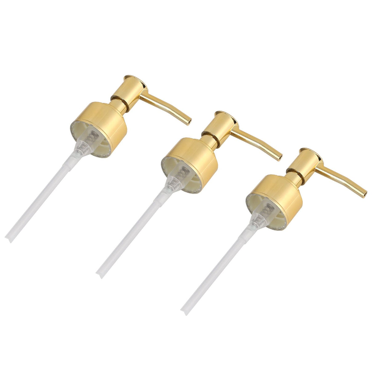 Perfume Bottle Pump Shampoo and Conditioner Bottle Nozzle for Soap Lotion Massage Oil BottleGolden