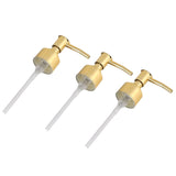 Perfume Bottle Pump Shampoo and Conditioner Bottle Nozzle for Soap Lotion Massage Oil BottleGolden - Extra Image