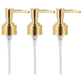 Perfume Bottle Pump Shampoo and Conditioner Bottle Nozzle for Soap Lotion Massage Oil BottleGolden