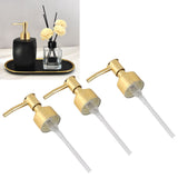 Perfume Bottle Pump Shampoo and Conditioner Bottle Nozzle for Soap Lotion Massage Oil BottleGolden - Extra Image