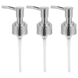 Perfume Bottle Pump Shampoo and Conditioner Bottle Nozzle for Soap Lotion Massage Oil BottleSilver