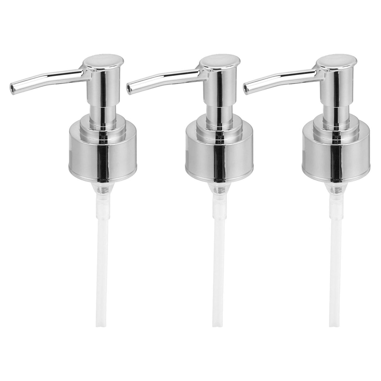 Perfume Bottle Pump Shampoo and Conditioner Bottle Nozzle for Soap Lotion Massage Oil BottleSilver