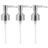 Perfume Bottle Pump Shampoo and Conditioner Bottle Nozzle for Soap Lotion Massage Oil BottleSilver - Extra Image