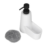 Soap Dispenser Dishwashing Liquid Hand Soap Pump with A Steel Ball for Bathroom and Kitchen SinkWhite