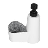 Soap Dispenser Dishwashing Liquid Hand Soap Pump with A Steel Ball for Bathroom and Kitchen SinkWhite - 45-Degree Angle