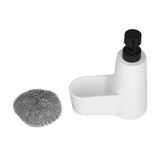 Soap Dispenser Dishwashing Liquid Hand Soap Pump with A Steel Ball for Bathroom and Kitchen SinkWhite