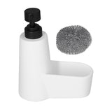 Soap Dispenser Dishwashing Liquid Hand Soap Pump with A Steel Ball for Bathroom and Kitchen SinkWhite