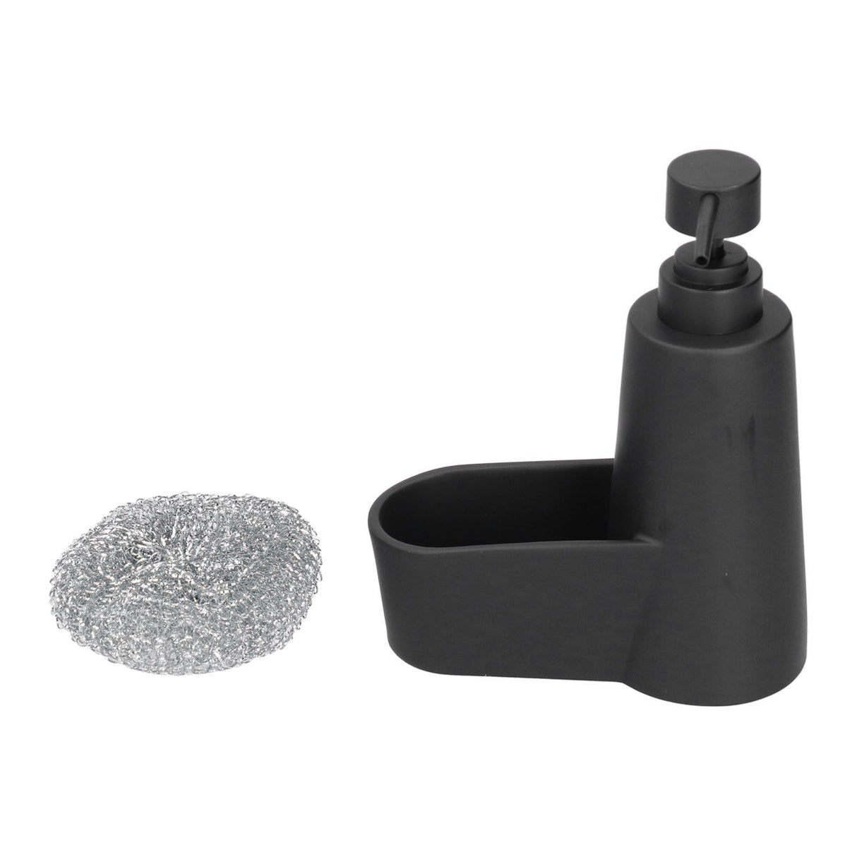 Soap Dispenser Dishwashing Liquid Hand Soap Pump with A Steel Ball for Bathroom and Kitchen SinkBlack