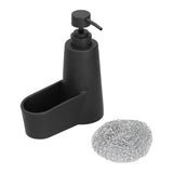 Soap Dispenser Dishwashing Liquid Hand Soap Pump with A Steel Ball for Bathroom and Kitchen SinkBlack