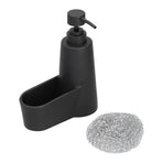 Soap Dispenser Dishwashing Liquid Hand Soap Pump with A Steel Ball for Bathroom and Kitchen SinkBlack